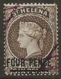 [Queen Victoria - Not Issued Stamps Surcharged. New Watermark, type B34]
