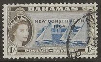 [New Constitution - Issue of 1954 Overprinted "NEW CONSTITUTION - 1964", type BM1]