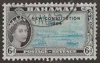 [New Constitution - Issue of 1954 Overprinted "NEW CONSTITUTION - 1964", type BJ1]