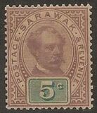 [Charles J. Brooke - Inscription "POSTAGE & REVENUE", tegund D4]