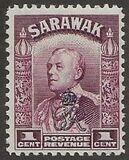 [Sir Charles Vyner Brooke - Stamps of 1934-1941 Overprinted with Monogram, Tipo W]