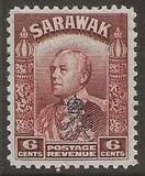 [Sir Charles Vyner Brooke - Stamps of 1934-1941 Overprinted with Monogram, Tipo W4]