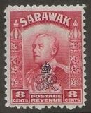 [Sir Charles Vyner Brooke - Stamps of 1934-1941 Overprinted with Monogram, Tipo W5]