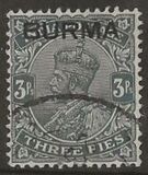 [India Postage Stamps Overprinted "BURMA", type A]