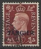 [King George VI - Great Britain Postage Stamps Overprinted "TANGIER", típus F2]
