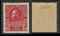 [King George V in Admiral Uniform Overprinted "War Tax", Tip AL2]