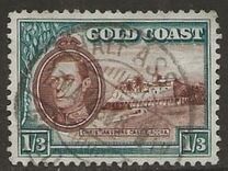 [King George VI & Christiansborg Castle, Accra, type R1]