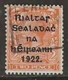 [Great Britain Stamps Overprinted in Bluish Black or Red - Overprint 14½ x 16mm, प्रकार C7]
