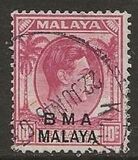 [Straits Settlements Postage Stamps Overprinted "B M A MALAYA" in Black or Red Colour, Tip A6]
