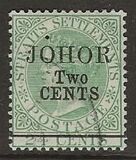 [Straits Settlements Postage Stamp Surcharged, type D1]