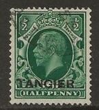 [King George V - Great Britain Stamps Overprinted "TANGIER", type B]