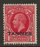 [King George V - Great Britain Stamps Overprinted "TANGIER", type B1]