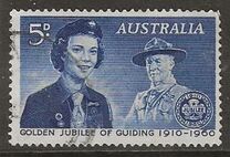[Golden Jubilee of Guiding, 1910-1960, type FW]