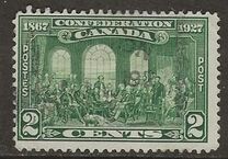 [The 60th Anniversary of the Founding of the Dominion of Canada, Inscription: "1867 Confederation 1927", 類型 AS]