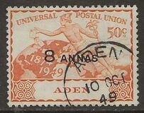 [the 75th Anniversary of the Universal Postal Union, tip L2]