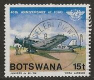 [The 40th Anniversary of International Civil Aviation Organization, type MI]