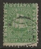 [Sailing Ship "Sandbach" - "Large" Distance between Denomonation and "CENTS". See also No.24-28, type E8]