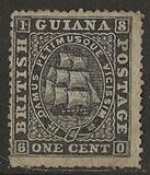 [Sailing Ship "Sandbach" - 1mm Between Value and "CENTS". See also No.12-20, type G2]
