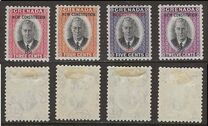 [New Constitution - Issues of 1951 Overprinted "NEW CONSTITUTION 1951", type AS]