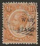[Issues of 1906 & 1912 - 1916 Overprinted "WAR STAMP." - Two Lines, тип AA1]