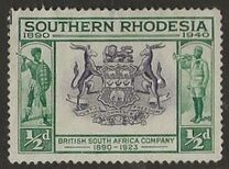 [The 50th Anniversary of British South Africa Company, type I]