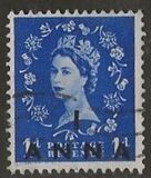 [Great Britain Postage Stamps Issue of 1952-1954 Surcharged, type I1]