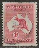 [Definitive Issues - Kangaroo and Map, type A1]