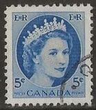 [Queen Elizabeth II - Normal Paper, See 1962 for Fluorescent Stripes, type GT4]