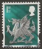[Country Definitives - White Frame, type F1]