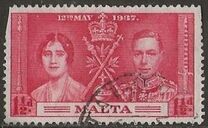 [The Coronation of King George VI, Tipo AJ1]
