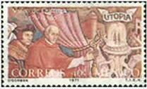 [Airmail - The 500th Anniversary of the Birth of Vasco de Quiroga, 1470-1565, tip AUG]