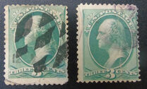 [George Washington - White Wove Paper, type AH]