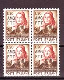 [The 500th Anniversary of the Birth of Vannucci - Italy Postage Stamp Overprinted "AMG - FTT", typ BA]