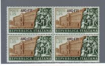 [Palace of Caserta and Statuary - Italy Postage Stamp Overprinted "AMG-FTT", type BJ]