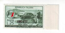 [The 60th Anniversary of the Italian Touring Club - Italy Postage Stamp Overprinted "AMG-FTT", type CZ]