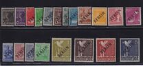 [BERLIN in Black Overprint on "Allied Occupation Zone" Stamps, type A]