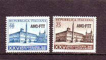 [The 25th Anniversary of the Lateran Pacts - Italy Postage Stamps Overprinted "AMG-FTT", タイプ CR]