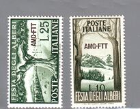 [The Festival of Trees - Italy Postage Stamps Overprinted "AMG-FTT", тип BH]