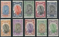 [Opening of the General Post Office in Addis Ababa - No. 157-166 Overprinted, type AZ]