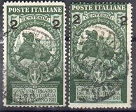 [Overprint - The 50th Anniversary of the Italian State 1911, type AZ]