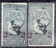 [Overprint - The 50th Anniversary of the Italian State 1911, type BA]