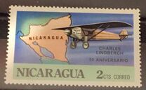 [The 50th Anniversary of Charles Lindbergh's Transatlantic Flight, тип AVJ]