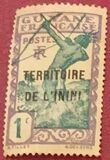[French Guyane Postage Stamps Overprinted "TERRITORIE DE L'ININI", type A]