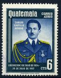 [Airmail - President Castillo Armas Commemoration, 1914-1957 - Issue of 1956 but Inscribed "LIBERACION 3 DE JULIO DE 1954", type QU3]