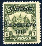 [Postal Tax Stamps Surcharged "Correos - Un centavo - 1919", type CW]