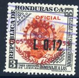 [Airmail - The 50th Anniversary of Rotary International - Official Stamps of 1953 Overprinted, type XEA6]
