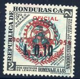 [Airmail - The 50th Anniversary of Rotary International - Official Stamps of 1953 Overprinted, type XEA1]