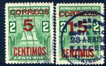 [Fiscal Stamps Overprinted for Postal Use, type IG]