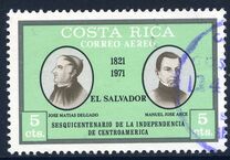 [Airmail - The 150th Anniversary of Central American Independence, タイプ RN]