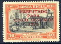 [Airmail Surcharged "HABILITADO PARA CINCO CENTIMOS - 1953", 類型 HG1]
